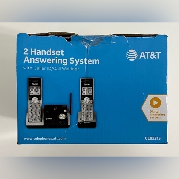 AT&T CL82215 Two-Handset Cordless Answering System with Caller ID/Call Waiting - Picture 10 of 11